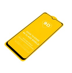 Защитное стекло Xiaomi Redmi 9A / 9C / Realme C21 / Oppo A15 / Vivo Y21 9D черное - фото 7716