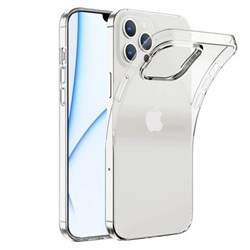 Чехол iPhone 13 Pro прозрачный с ободком, камера в стразах - фото 7751