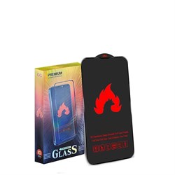 Защитное стекло iPhone XS Max / 11 Pro Max Fire Wolf черное - фото 7754
