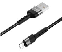 USB кабель iPhone (lightning) Borofone BX34 черный