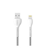 USB кабель iPhone (lightning) Earldom EC-083i серебристый