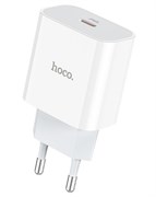 СЗУ USB PD адаптер Hoco C76A Plus 20W+QC3.0 белый